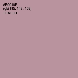 #B9949E - Thatch Color Image