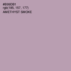 #B99DB1 - Amethyst Smoke Color Image