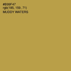 #B99F47 - Muddy Waters Color Image