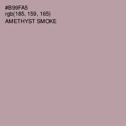 #B99FA5 - Amethyst Smoke Color Image