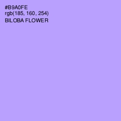 #B9A0FE - Biloba Flower Color Image