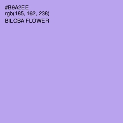 #B9A2EE - Biloba Flower Color Image