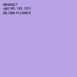 #B9A3E7 - Biloba Flower Color Image