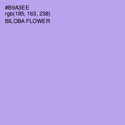 #B9A3EE - Biloba Flower Color Image