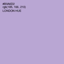 #B9A6D2 - London Hue Color Image