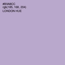 #B9A8CC - London Hue Color Image