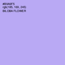 #B9A9F5 - Biloba Flower Color Image