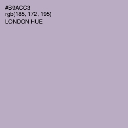 #B9ACC3 - London Hue Color Image