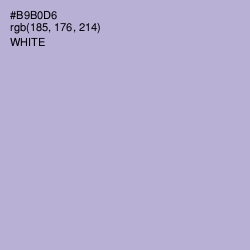 #B9B0D6 - Lavender Gray Color Image