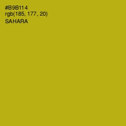 #B9B114 - Sahara Color Image