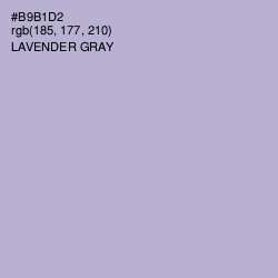 #B9B1D2 - Lavender Gray Color Image