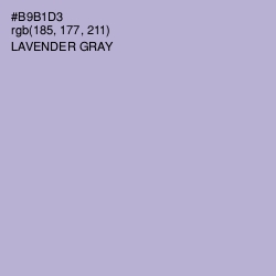 #B9B1D3 - Lavender Gray Color Image