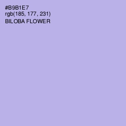 #B9B1E7 - Biloba Flower Color Image