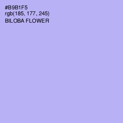 #B9B1F5 - Biloba Flower Color Image