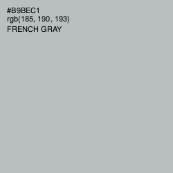 #B9BEC1 - French Gray Color Image