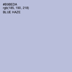 #B9BEDA - Blue Haze Color Image