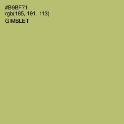 #B9BF71 - Gimblet Color Image