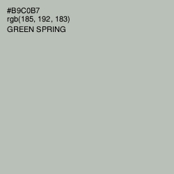 #B9C0B7 - Green Spring Color Image