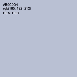 #B9C0D4 - Heather Color Image
