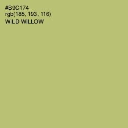 #B9C174 - Wild Willow Color Image