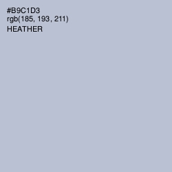 #B9C1D3 - Heather Color Image