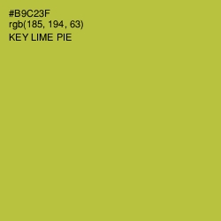 #B9C23F - Key Lime Pie Color Image