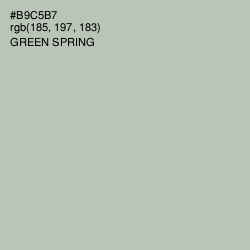 #B9C5B7 - Green Spring Color Image