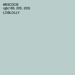 #B9CDCB - Loblolly Color Image