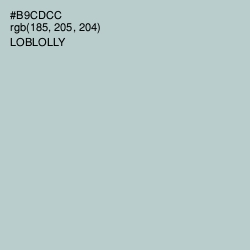 #B9CDCC - Loblolly Color Image