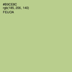 #B9CE8C - Feijoa Color Image