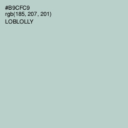 #B9CFC9 - Loblolly Color Image
