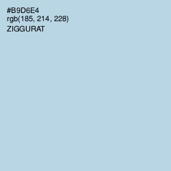 #B9D6E4 - Ziggurat Color Image