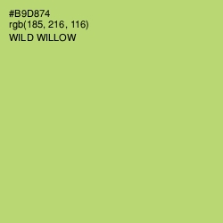 #B9D874 - Wild Willow Color Image
