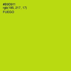 #B9D911 - Fuego Color Image