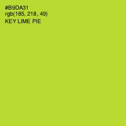 #B9DA31 - Key Lime Pie Color Image