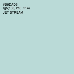 #B9DAD6 - Jet Stream Color Image