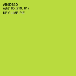 #B9DB3D - Key Lime Pie Color Image