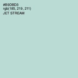 #B9DBD3 - Jet Stream Color Image