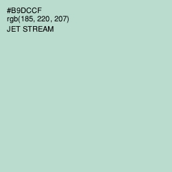 #B9DCCF - Jet Stream Color Image