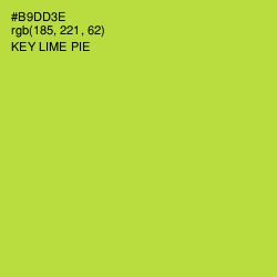 #B9DD3E - Key Lime Pie Color Image