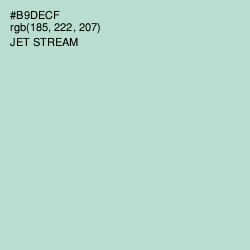 #B9DECF - Jet Stream Color Image