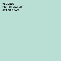 #B9DED3 - Jet Stream Color Image