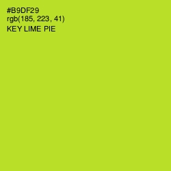 #B9DF29 - Key Lime Pie Color Image