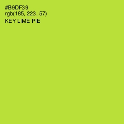 #B9DF39 - Key Lime Pie Color Image