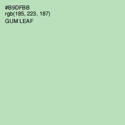 #B9DFBB - Gum Leaf Color Image