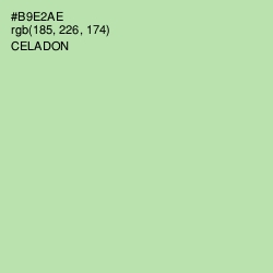 #B9E2AE - Celadon Color Image