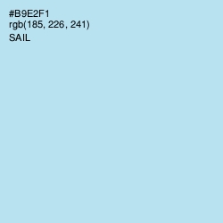 #B9E2F1 - Sail Color Image