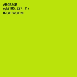 #B9E30B - Inch Worm Color Image