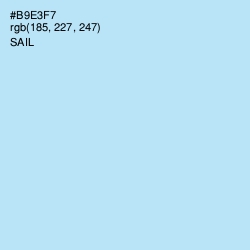 #B9E3F7 - Sail Color Image