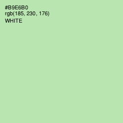 #B9E6B0 - Celadon Color Image